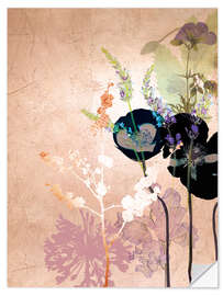 Muursticker Delicate Herbarium I