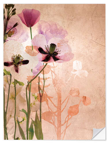 Muursticker Delicate Herbarium II