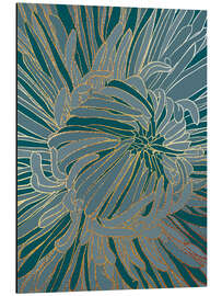 Magnettafel Crysantheme