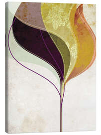 Canvas print Abstract leaves II