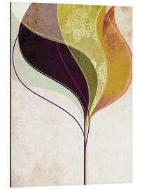 Magnettafel Abstrakte Blätter II