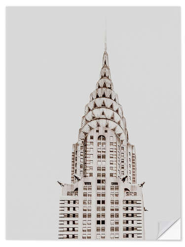 Selvklæbende plakat Chrysler Building