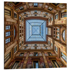 Aluminium print Courtyard in Rome