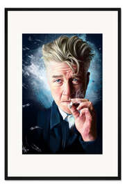 Gerahmter Kunstdruck David Lynch