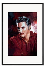 Gerahmter Kunstdruck Elvis Presley