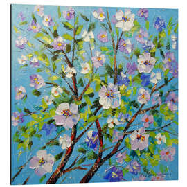 Aluminium print Apple blossom