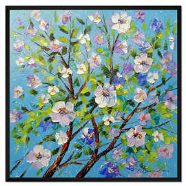 Gerahmter Kunstdruck Apfelblüte