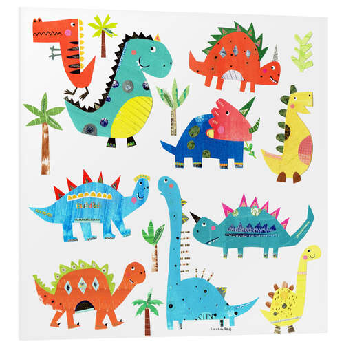 Tableau en PVC Dinosaures