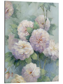 Magnettafel Weiße Pfingstrosen