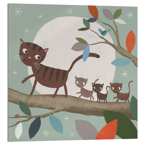 Gallery print Cat family