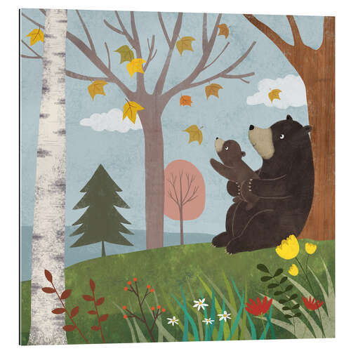 Gallery print Bear autumn