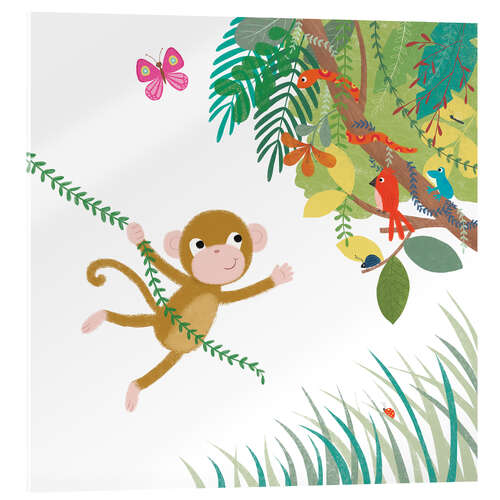 Akryylilasitaulu Monkey swing