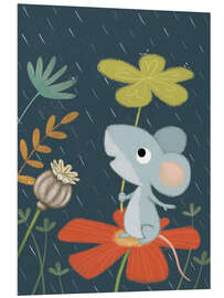 Foam board print Mouse in April weather