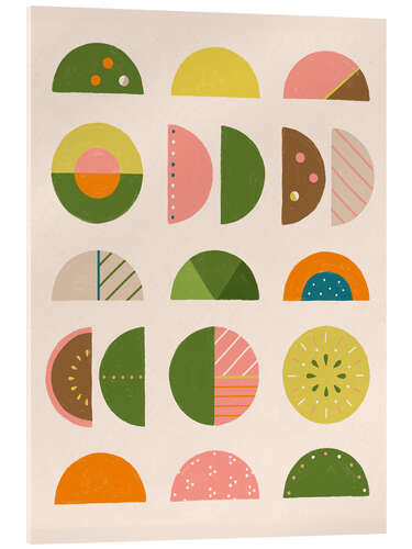 Acrylglasbild Bauhaus Fruits