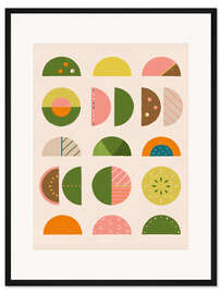 Gerahmter Kunstdruck Bauhaus Fruits