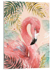 Gallery print Flamingo in the jungle