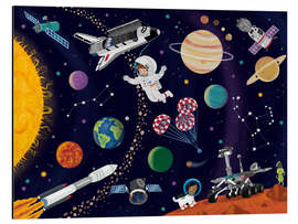 Magnettafel Weltraumabenteuer