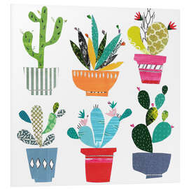 Foam board print Cactus party