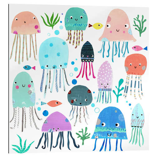 Gallery print Colorful jellyfish