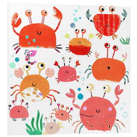 Foam board print Crab party