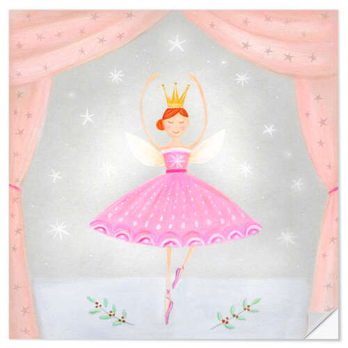 Naklejka na ścianę Prima ballerina