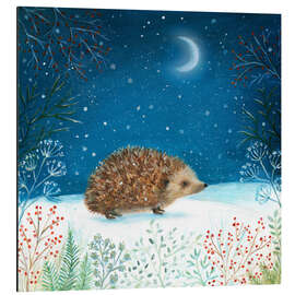 Magnettafel Igel auf Beerensuche