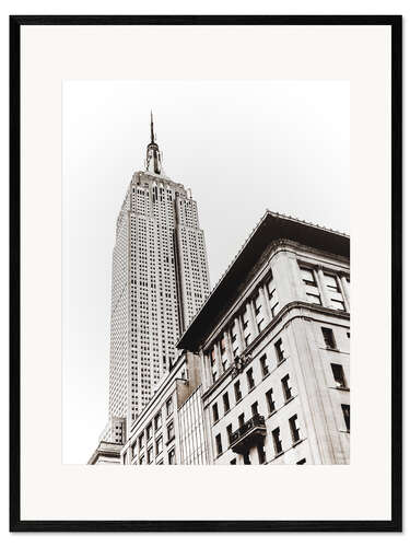 Kunsttryk i ramme Empire State Building