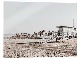 Acrylic print Santa Monica Beach