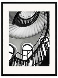 Gerahmter Kunstdruck Wendeltreppe II