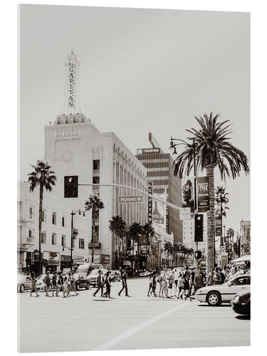 Acrylic print The streets of Los Angeles