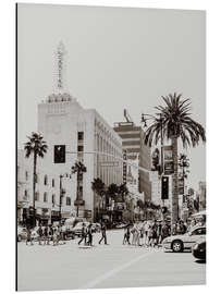 Cuadro de aluminio Las calles de los angeles