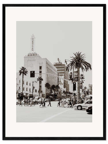 Framed art print The streets of Los Angeles