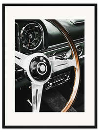 Gerahmter Kunstdruck Vintage - Auto IV