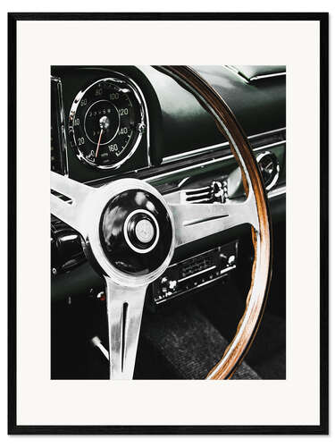 Ingelijste kunstdruk Vintage - car IV