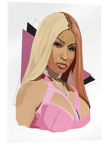 Acrylglasbild Nicki Minaj