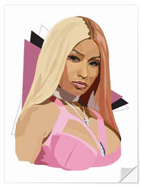 Selvklebende plakat Nicki Minaj