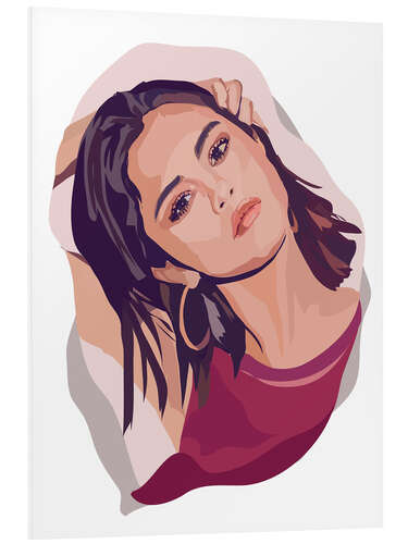 Foam board print Selena Gomez