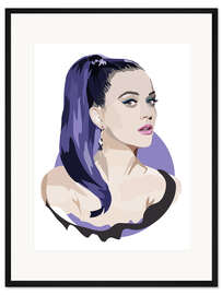 Gerahmter Kunstdruck Katy Perry
