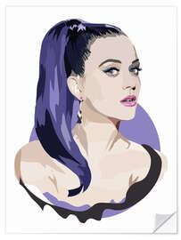 Wandsticker Katy Perry