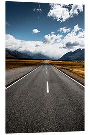 Acrylic print On the road