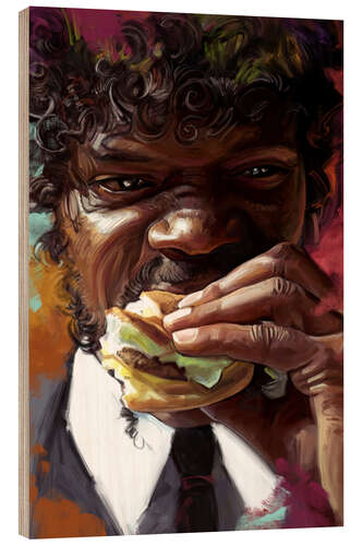 Wood print Jules Winnfield - Pulp Fiction