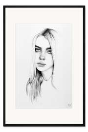 Gerahmter Kunstdruck Billie Eilish
