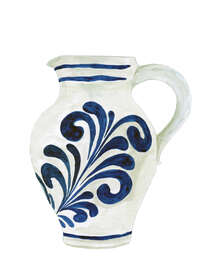 Magnettafel Bembel-Krug