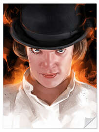 Selvklebende plakat A Clockwork Orange