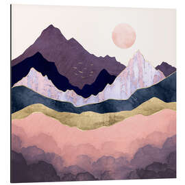 Magnettafel Lilafarbener Nebel