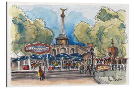 Magnettafel Am Friedensengel, München