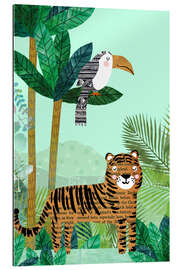 Gallery print Tiger and toucan