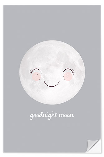 Selvklebende plakat Good night, moon!