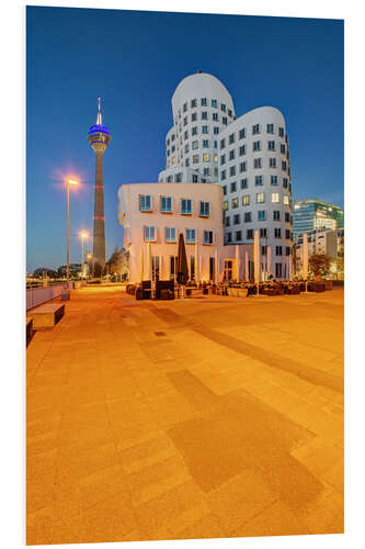 Tableau en PVC Dans le port des médias de Düsseldorf