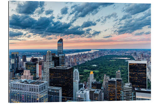 Gallery print Central Park from the top of Rockefeller Center